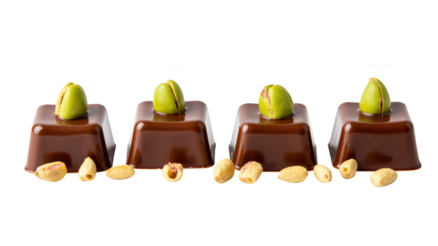 Delicious chocolate treats with pistachio topping, perfect for dessert lovers and special occasions. Indulge in these sweet delights