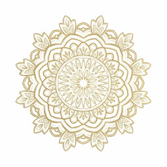Luxury Golden Mandala Ornament
