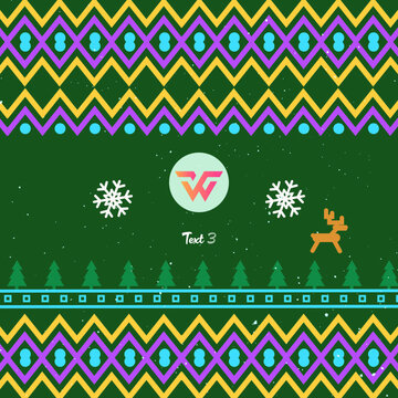 Square Christmas Greeting Logo Reveal &ndash; Festive Holiday Message Animation