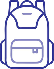 Backpack Travel Line Icon