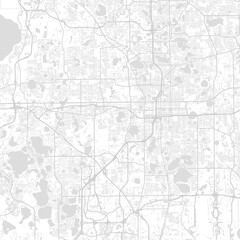 Orlando City Map subtle linework defines a structured urban landscape suggesting the grid of a with quiet confidence begin of sentence, emphasizing refined linework, with balanced composition.