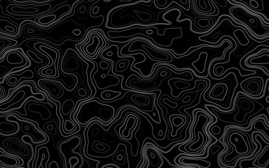 Topographic map pattern background vector.