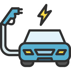 Electric Car Icon
