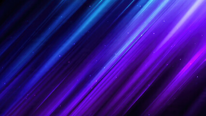 Dynamic abstract background featuring glowing blue and purple diagonal lines with scattered particles, creating a vibrant, futuristic motion effect.