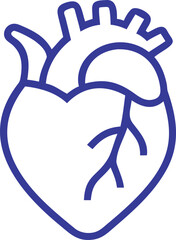 Medical Heart Line Symbol