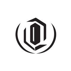 Abstract modern minimalist business logotype design for branding or corporate identity
