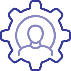 Profile Settings Gear Icon