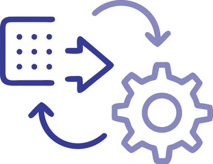 Settings Data Gear Icon