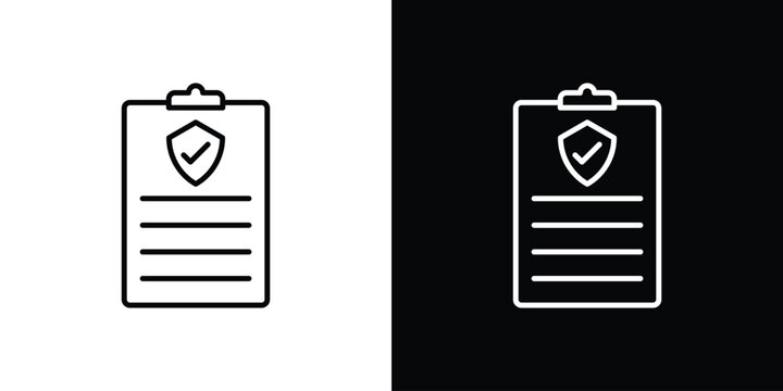 Consent icons for UI elements. High-quality vector illustration.