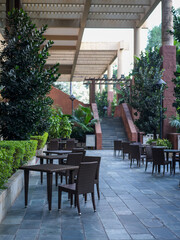 Hotel Outdoor Leisure Dining Courtyard