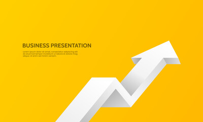Abstract Modern Background for Business Presentation. Upward Progress and Development. Vector illustration.
