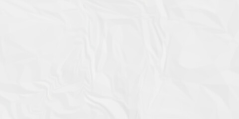 Paper texture background, Old paper background ripple soft white pattern wave crumple. Crushed and creased soft paper. Abstract wrinkle effect grunge and rough backdrop vintage page.	