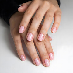 woman hands with manicure