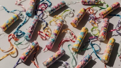 Colorful Chocolate Covered Marshmallow Pops with Festive Ribbons.