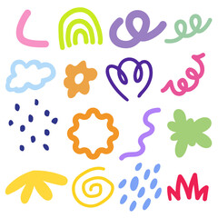 Abstract Artistic JPEG Set with Modern Freeform Shapes, Geometric Cutouts, Organic Fluid Forms and Contemporary Minimal Design Elements