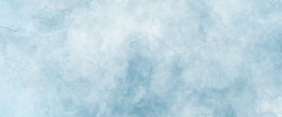 Abstract blue watercolor splash stroke background.