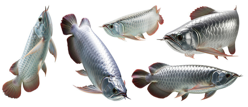 Set Platinum arowana &ndash; a lucky dragonfish