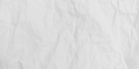 Obraz premium Crumpled white paper texture. Abstract light background with wrinkled cardboard texture. Vector illustration horizontal fold crumpled empty white paper template for posters and banners