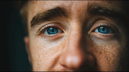 A close view of a person’s eyes captures various emotional states and expressions across four distinct frames during the day