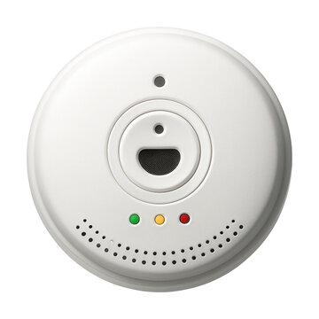 Multi-language smoke detector for hotels, offering alerts in several languages.
