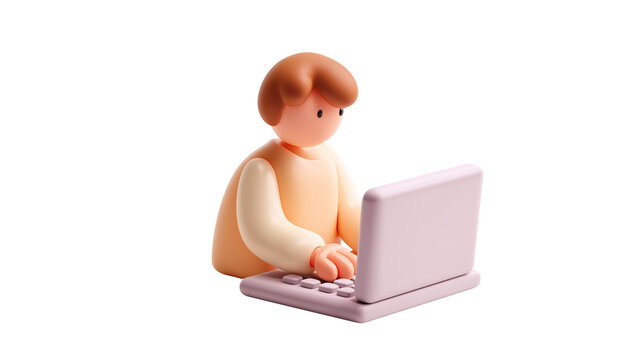 Person typing on laptop emoji