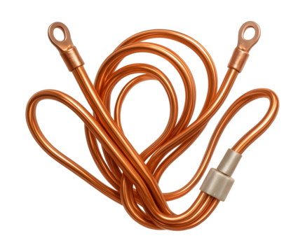 Copper wire harness for reliable connections in smart home systems.