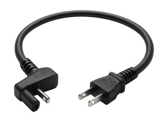 Right-angle power cable for a tidy fit behind family room entertainment centers.