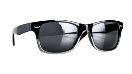 Sunglasses with black lenses
