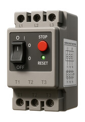 Fototapeta premium A DIY motor starter with easy installation, clear wiring instructions, and quick-connect