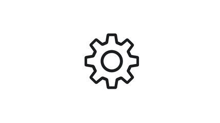 Fototapeta premium Settings gear icon