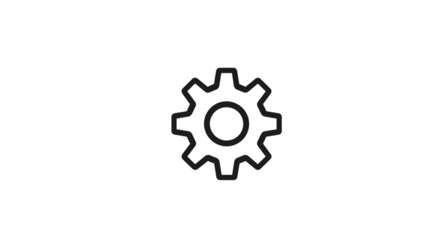Settings gear icon