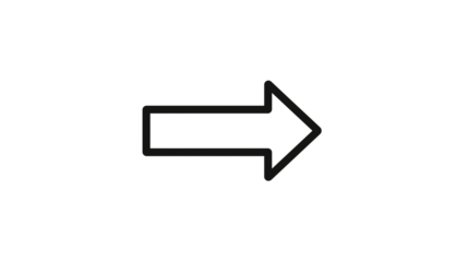 Minimal arrow right icon