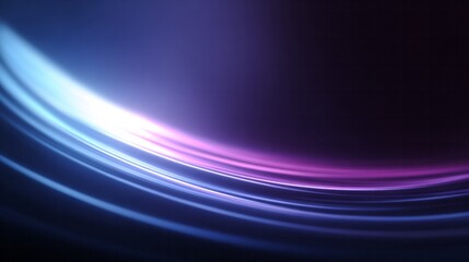 Dynamic luminous streaks curve across a dark, deep colored background