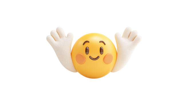 Waving person emoji