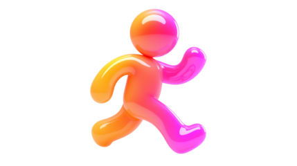 Running person emoji