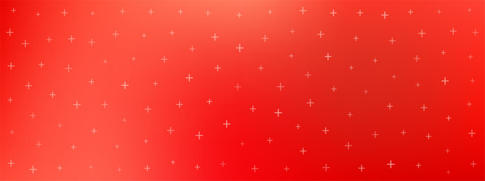 Plus hospital pattern background illustration a smooth red gradient overlaid with a uniform pattern of small white plus sign shapes