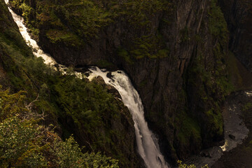 view of voringfossen in Norway
