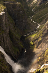 view of voringfossen in Norway