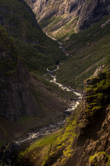 view of voringfossen in Norway