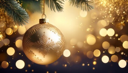 Elegant Season S Greetings Card With Festive Bauble And Warm Wishes For A Joyous Holiday Season