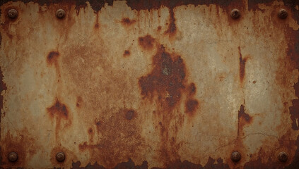 Sepia Rusty Metal Surface
