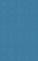 Blue grid background with wide spacing and white crosses used for mapping, interface design, layout planning, schematic visuals or blueprint concepts in architecture or digital graphics