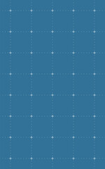 Blue digital grid background with white crosses dotted lines seamless futuristic matrix technology design abstract geometric tech wallpaper style surface