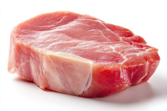 Almofada de Carne: Almofada Isolada com Textura Suave e Tonalidades de Rosa e Vermelho