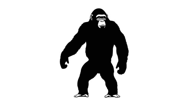 apex identity bold silhouette captures primal strength and timeless spirit, isolated on transparent background