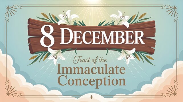 8.  December  Feast of the Immaculate Conception