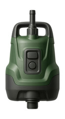 Naklejka premium Compact vibration pump for balcony use, perfect for watering plants with rainwater.