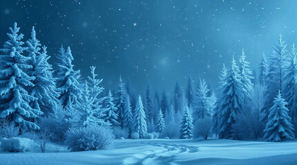  A strong moody style defines a Winter-themed Christmas background
