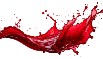 Red splashes in the air1