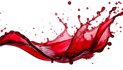 Red splashes in the air1